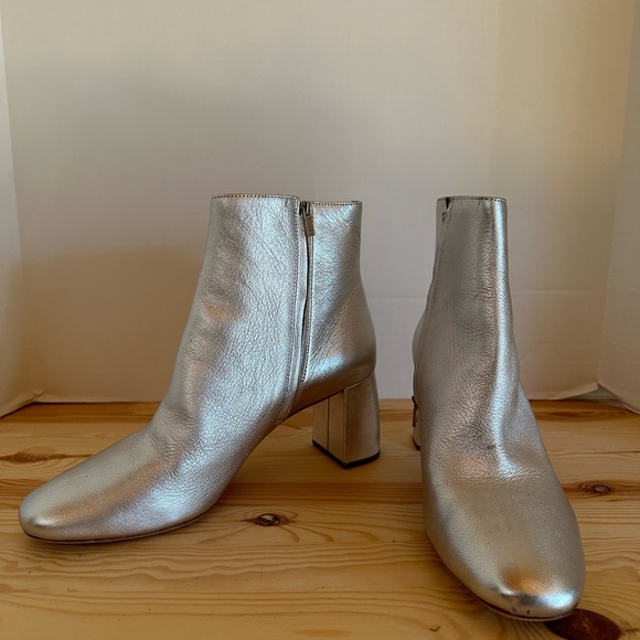 Loeffler Randall Booties Cooper Silver Metallic - Picture 6 of 6